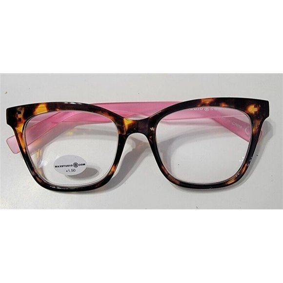 Maxstudio 169Z Clear Light Pink Square Eyeglasses/W5217-140 Max Studio | Accessories | Max Studio Set Of 3 3 Reading  main image 4